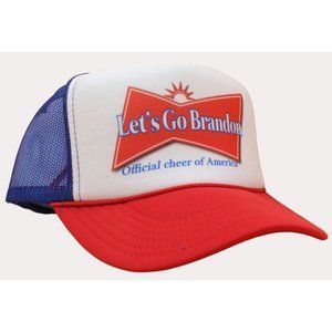 Let's Go Brandon Trucker Hat Mesh Hat snapback hat adjustable